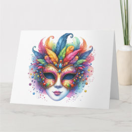 Förbluffande färgat vykort