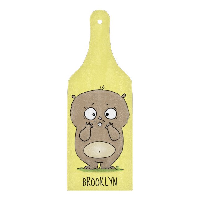 Förbluffande, förträfflig tecknad av knubbig hamst (Framsidan)