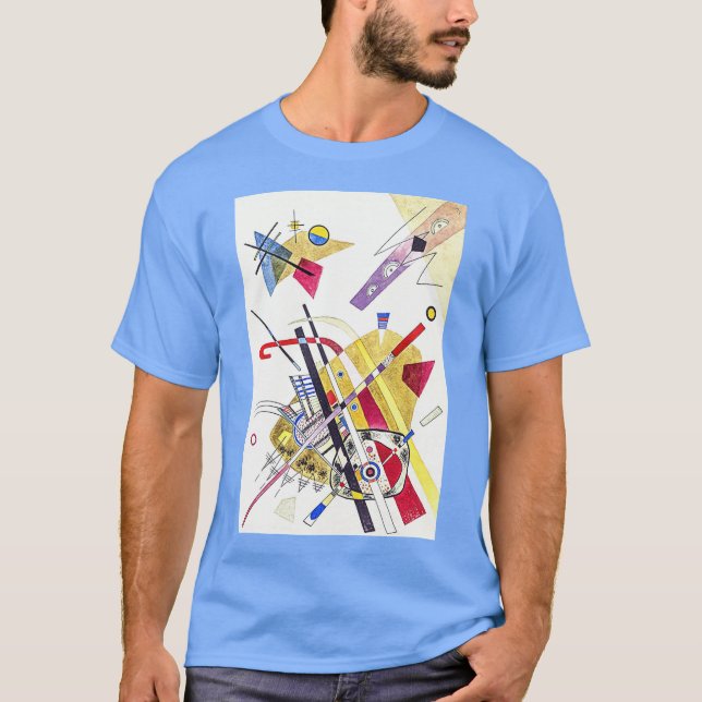 Förbluffande - Kandinsky Watercolor Art T Shirt (Framsida)