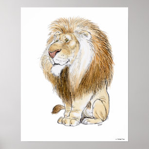 Förbluffande Lejon utskrift av Wallace Tripp Poster