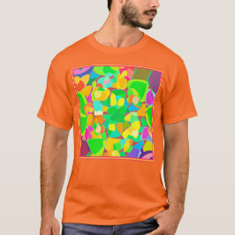 Förbluffande Mönster Färg Art T Shirt