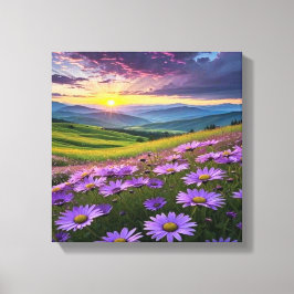 Förbluffande naturlandskap med Ljud. Canvastryck