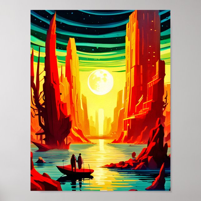 Förbluffande ny värld poster (Framsidan)