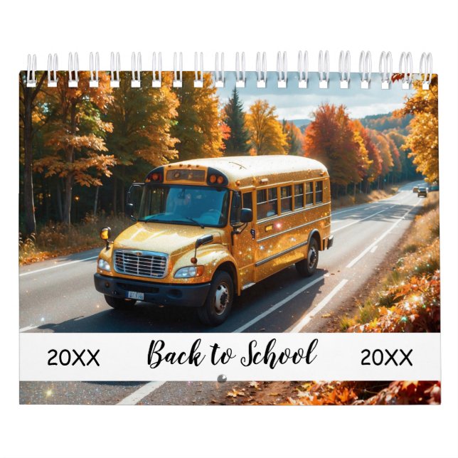 Förbluffande skolan Buss Kalender (Omslag)