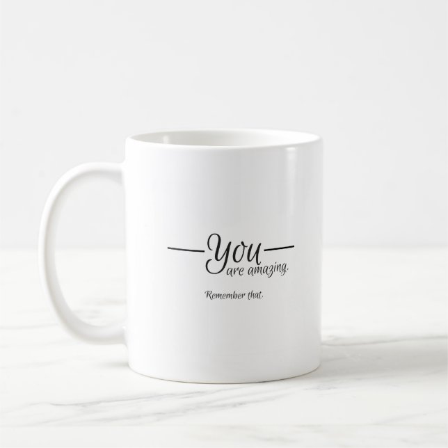 "Förbluffar du…", Motivational mugg (Vänster)