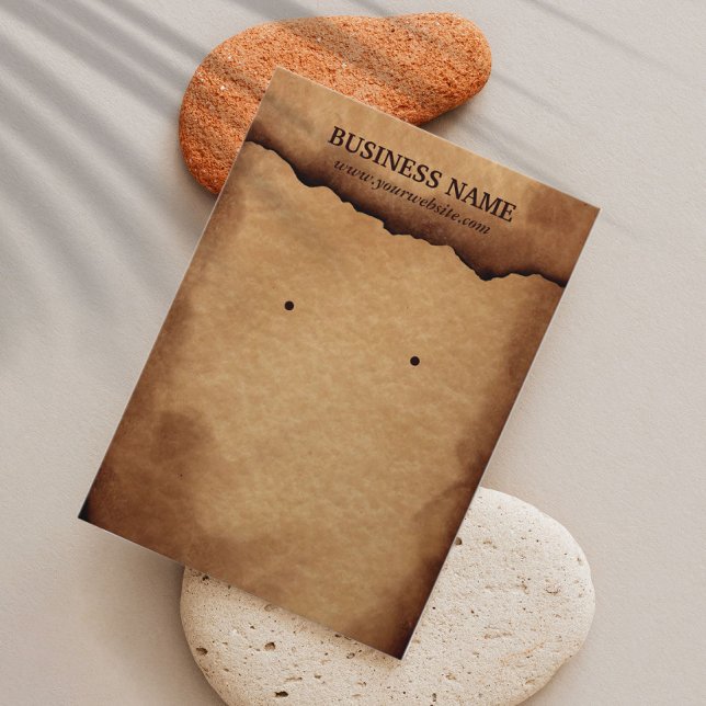 Förbrända Pappra avläsnings- och judiska Visningar Visitkort (Skapare uppladdad)