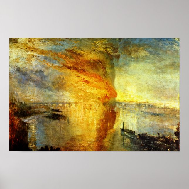 Förbränning av parlamentets hus, bränning poster (Framsidan)