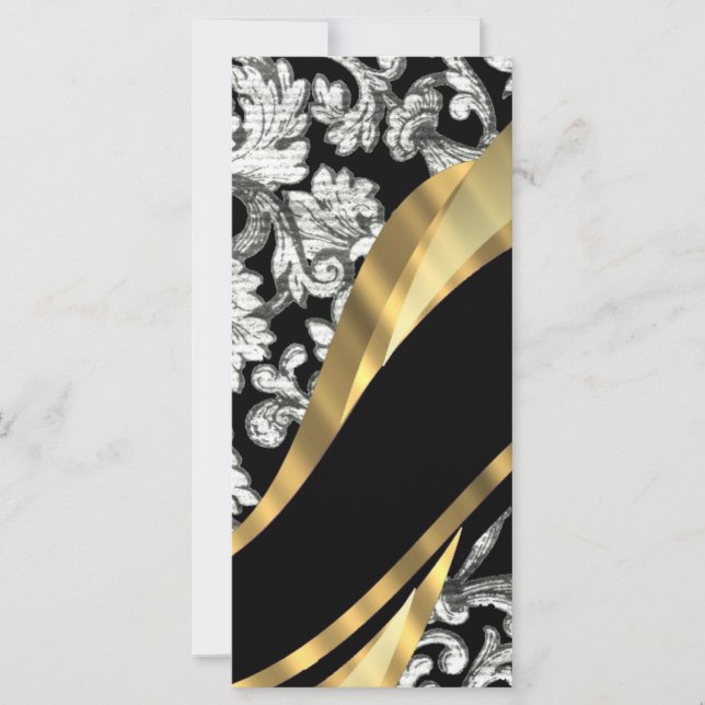 Förbränning av svart och vit blommigt (Framsida)