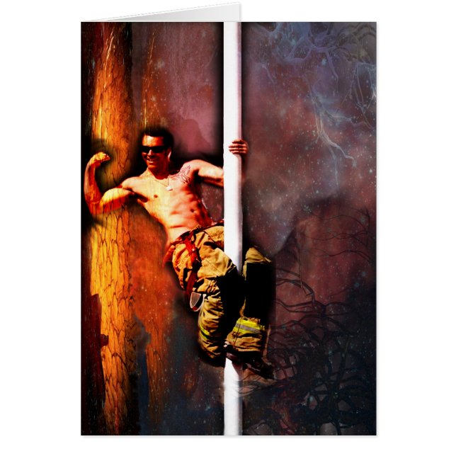 FÖRBRÄNNING HÄLSNINGSKORT (Framsidan)