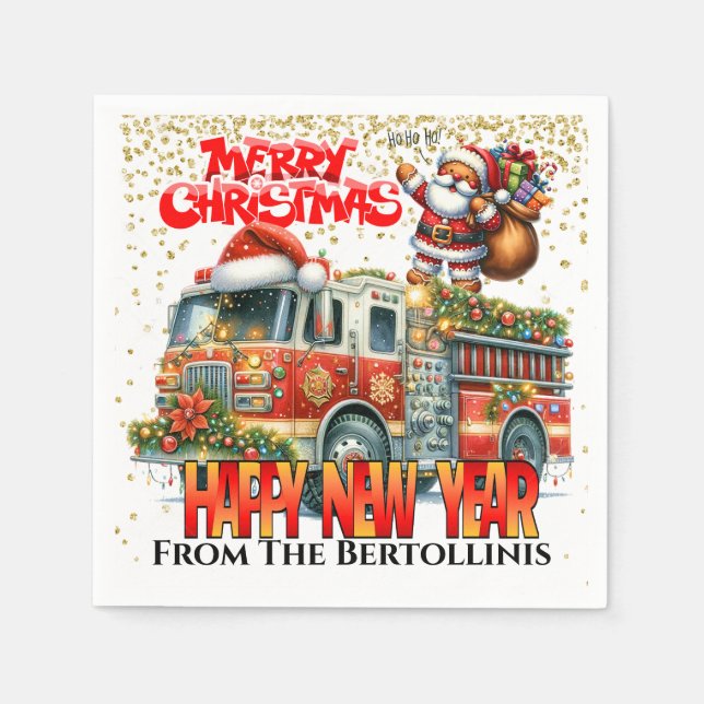 FÖRBRÄNNINGSMÖNSTER Pappersservett (Framsidan)