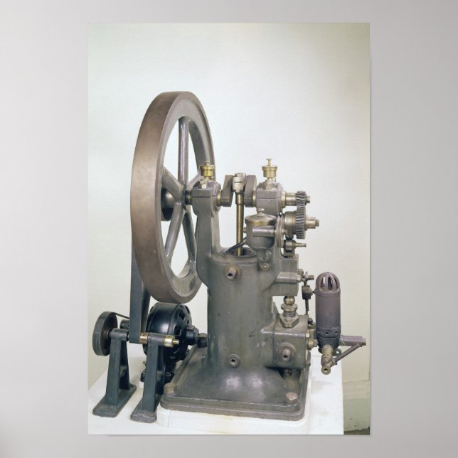Förbränningsmotor, 1876 poster (Framsidan)