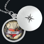 Förbränt stycke för Groom Necklace Grunge Brent Sterling Silver Halsband<br><div class="desc">Bröllopsfest Necklace for Groom</div>