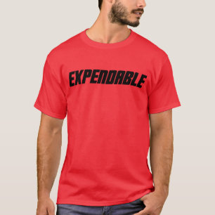 Förbruknings- röd skjorta t-shirt