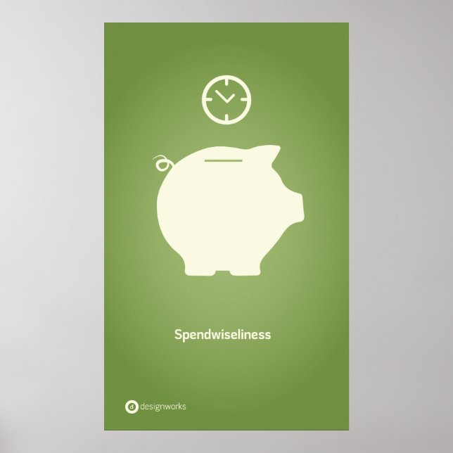 Förbrukningsgrad Poster 18 x 30 tum (Framsidan)