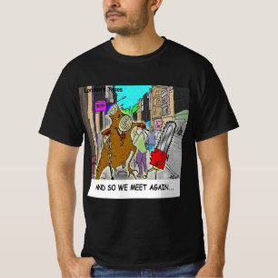 Förbryllad: Motorsåg Vs Träd rolig serie T Shirt