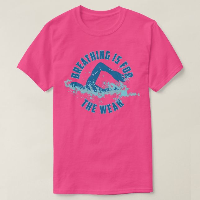 Förbrytning är för den svagt roliga simningspun t shirt (Design framsida)