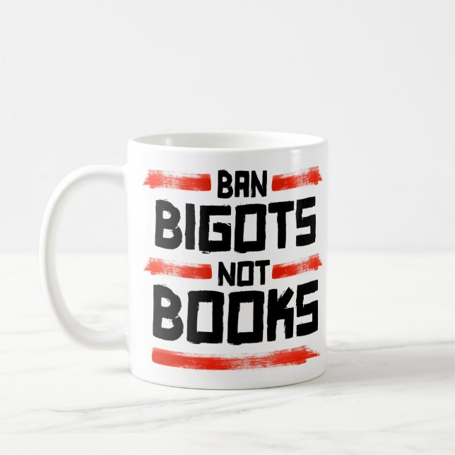 FÖRBUD BIGOTS NOT BOKAR KAFFEMUGG (Vänster)