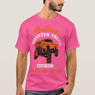Förbud Monster Lastbil 1958 Garage Car Monster Las T Shirt