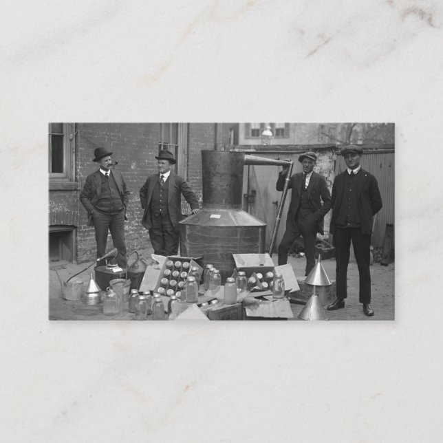 Förbud mot Agent med fortfarande 1922 Visitkort (Framsida)