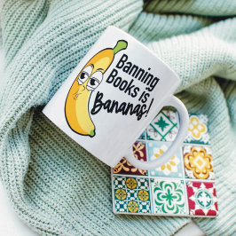 Förbud mot Bokar Bananas Kaffemugg