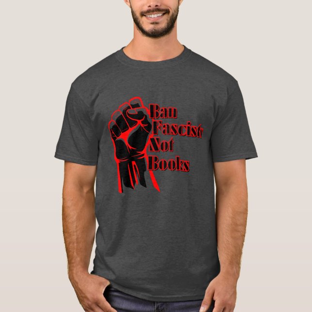 Förbud mot fascister inte Bokar T Shirt (Framsida)