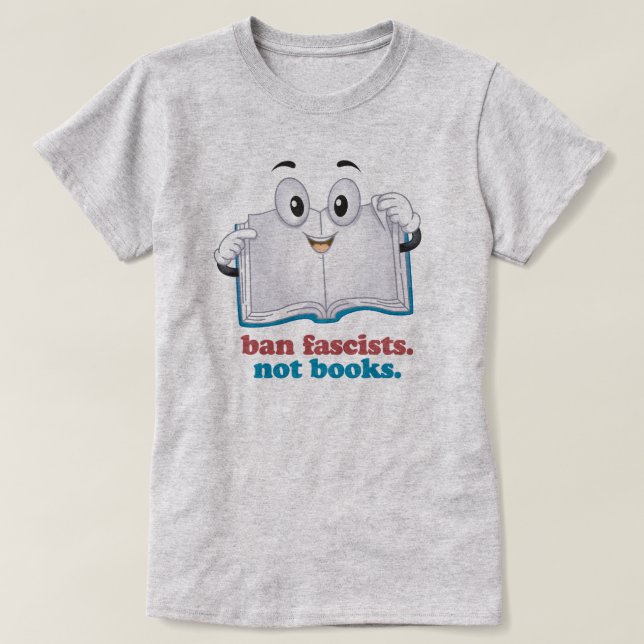 Förbud mot fascister inte Bokar T Shirt (Design framsida)