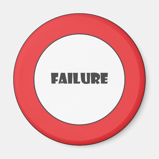 Förbud mot feltecken magnet (Framsidan)