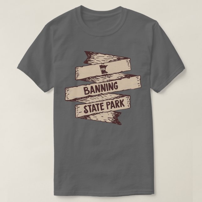 Förbud mot Hjorten i nationalparken Minnesota MN F T Shirt (Design framsida)
