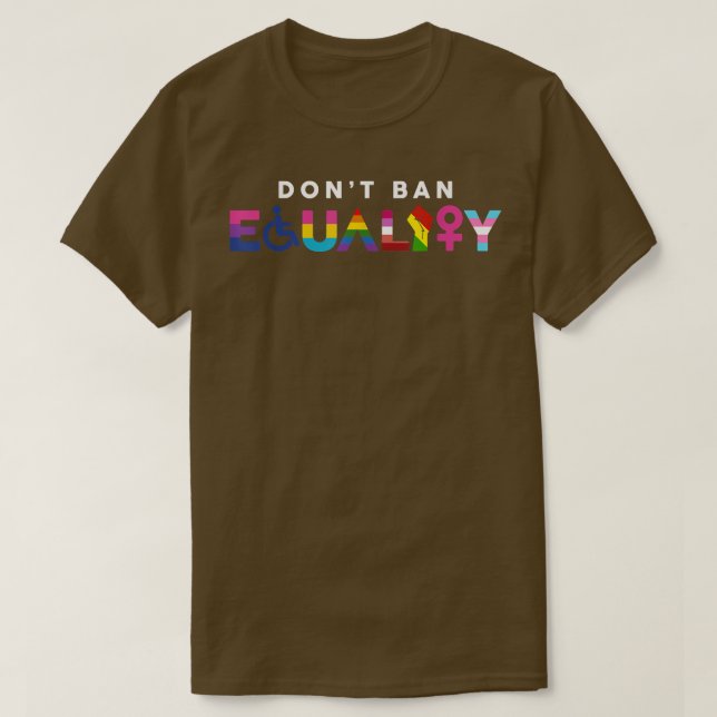 Förbud mot jämställdhet Höger för kvinnor med funk T Shirt (Design framsida)
