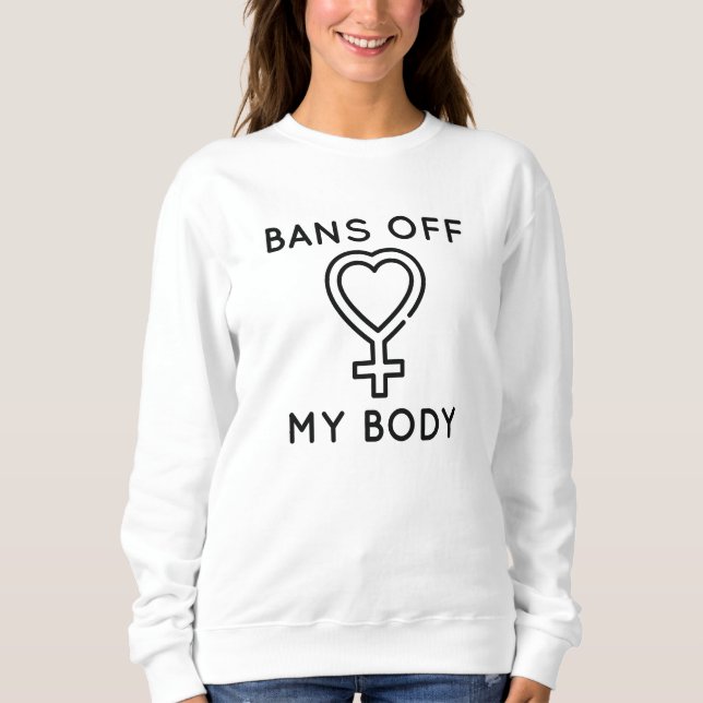 Förbud mot min kropp t shirt (Framsida)