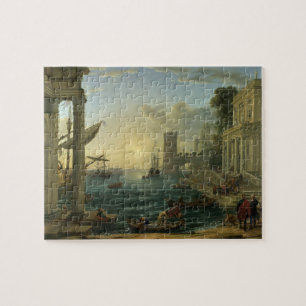 Förbud mot Sheba-drottningen - Claude Lorrain Pussel