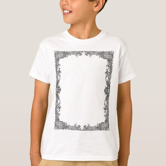 Förbud mot skogen Ram T Shirt (Framsida)