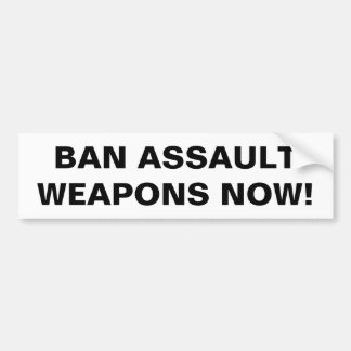 Förbud mot vapen nu! Pro Gun Control Bildekal