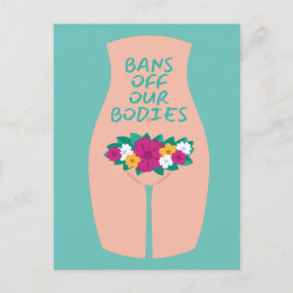 Förbud mot våra kroppar Aqua Vykort