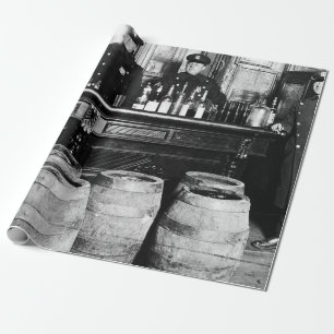 Förbud - Speakeasy Police Raid Bootlegger - M Presentpapper