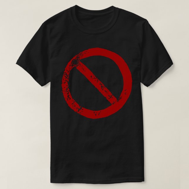 Förbud T Shirt (Design framsida)