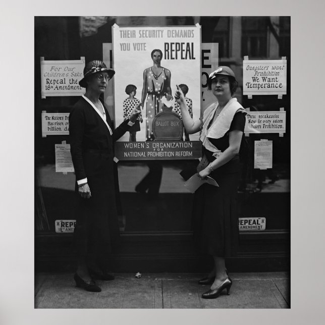 FÖRBUD UPPHÄVT 1932 POSTER (Framsidan)