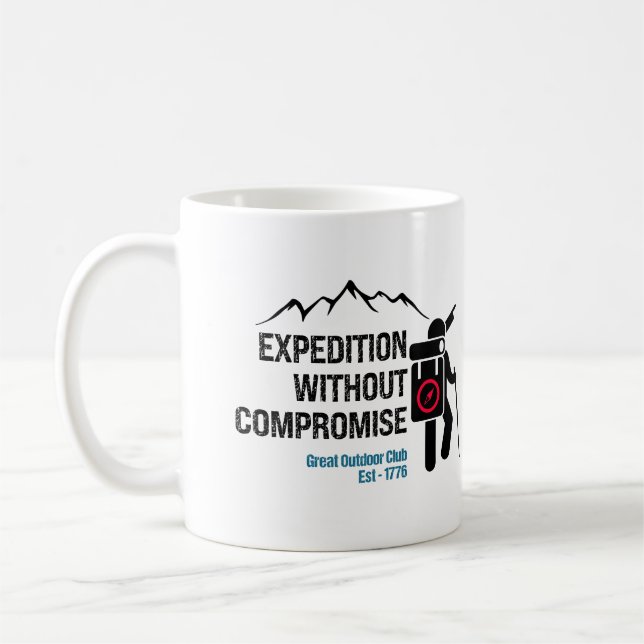 Förbud utan kompromisser.w kaffemugg (Vänster)