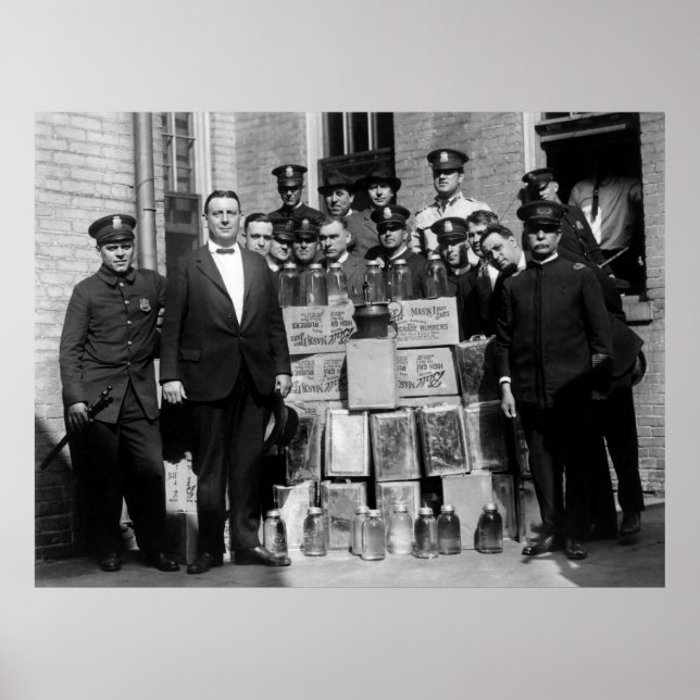 FÖRBUD VITA BLIXTBLOCKAR FÖR MODSKINBUST POSTER (Framsidan)