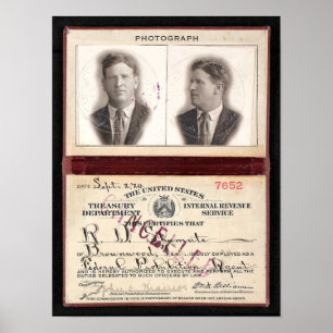 FÖRBUDAGENT SHUMATE 1920 POSTER