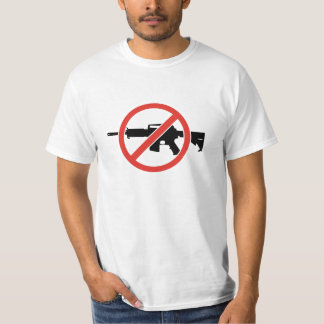 Förbudanfallgevär! Stoppa vapenvåld! T-shirt
