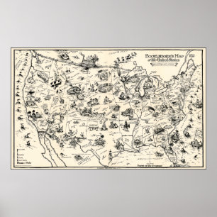 FÖRBUDBOOTLEGGERSKARTA av U.S.et 1926 Poster