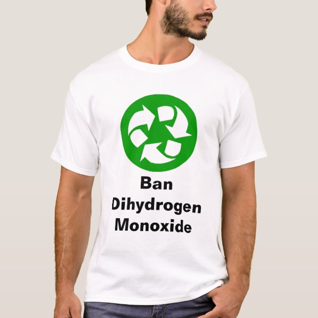 FörbuddihydrogenMonoxide T-shirt (Framsida)