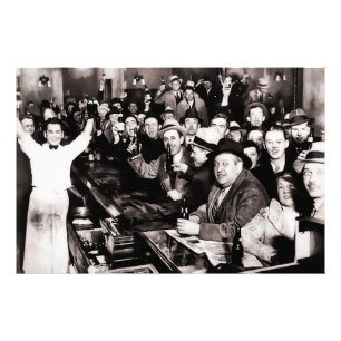 Förbudet mot Party vid Pub 1933 Fototryck