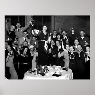 FÖRBUDET SLUTAR 1933 [DIGITAL ART] POSTER