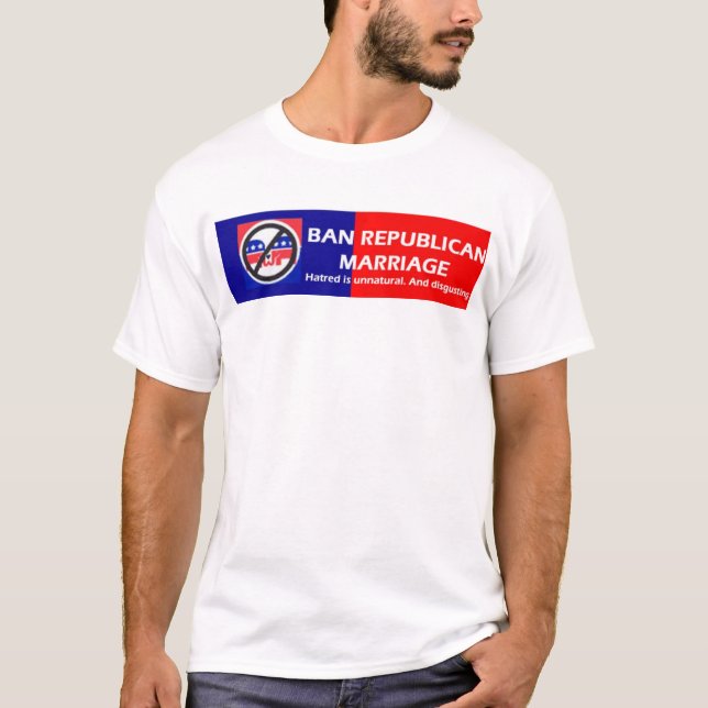 Förbudrepublikangiftermål T Shirt (Framsida)