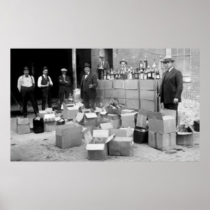 FÖRBUDSGRUND - FEDERAL AGENT RAID 1922 POSTER