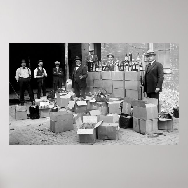 FÖRBUDSGRUND - FEDERAL AGENT RAID 1922 POSTER (Framsidan)