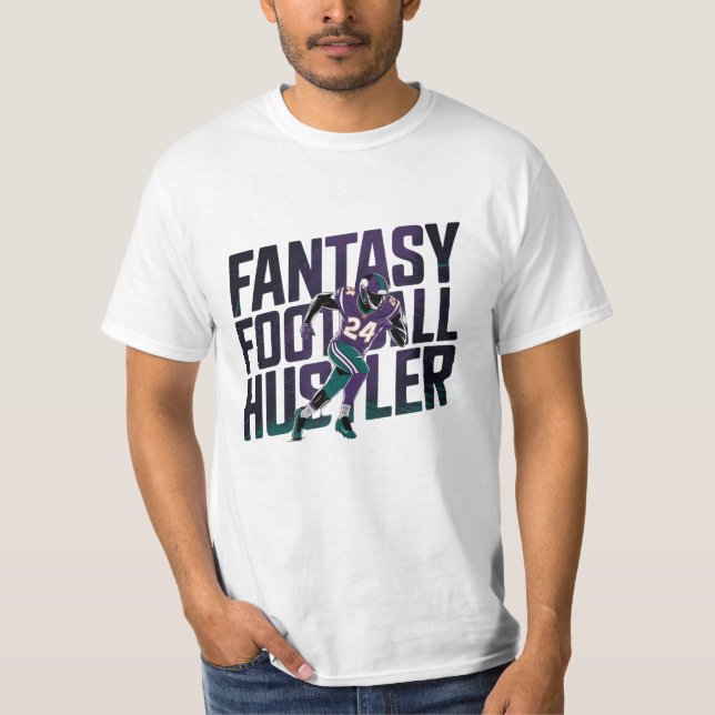 Förbundemästardesign för Fantasy Football Enthu T Shirt (Framsida)