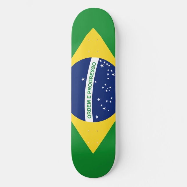 Förbundsrepubliken Brasilien Skateboard Bräda 20,5 Cm (Framsida)